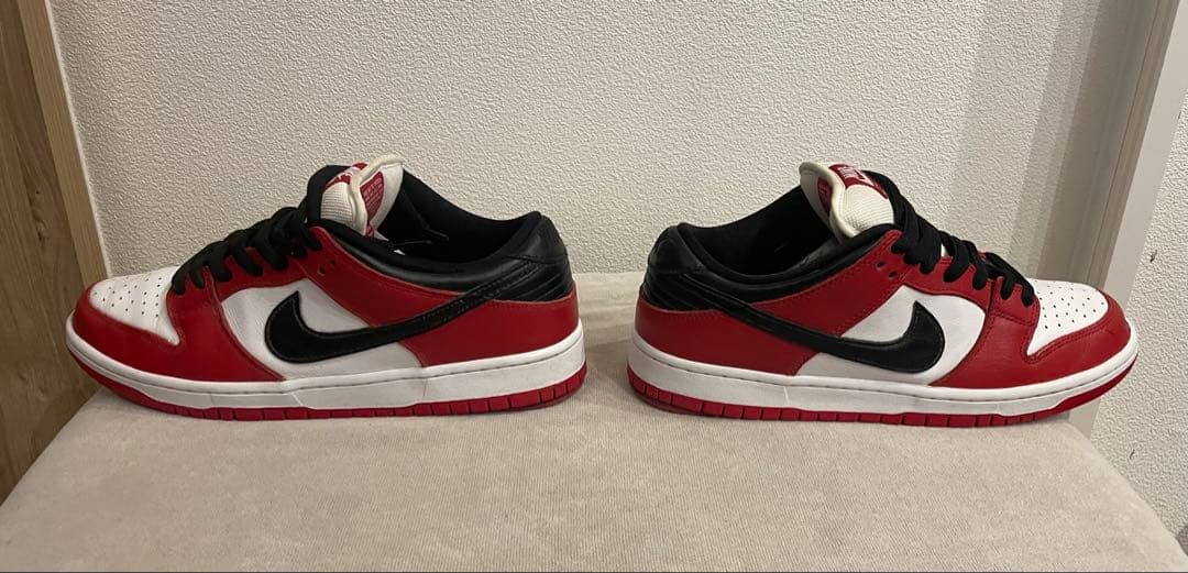 t*u様 Nike SB Dunk Low Pro レッド/ホワイト/ブラック