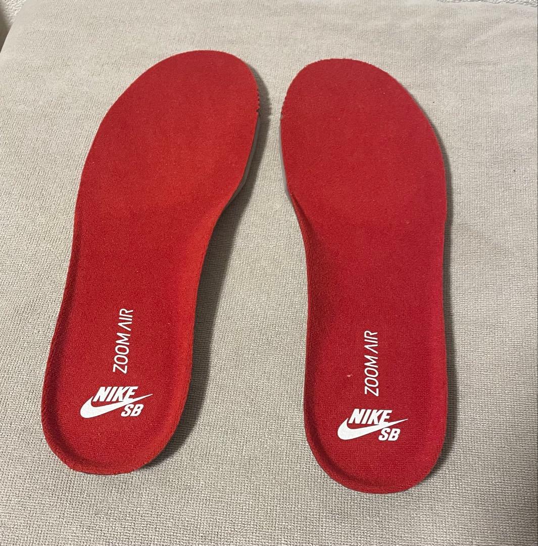 t*u様 Nike SB Dunk Low Pro レッド/ホワイト/ブラック