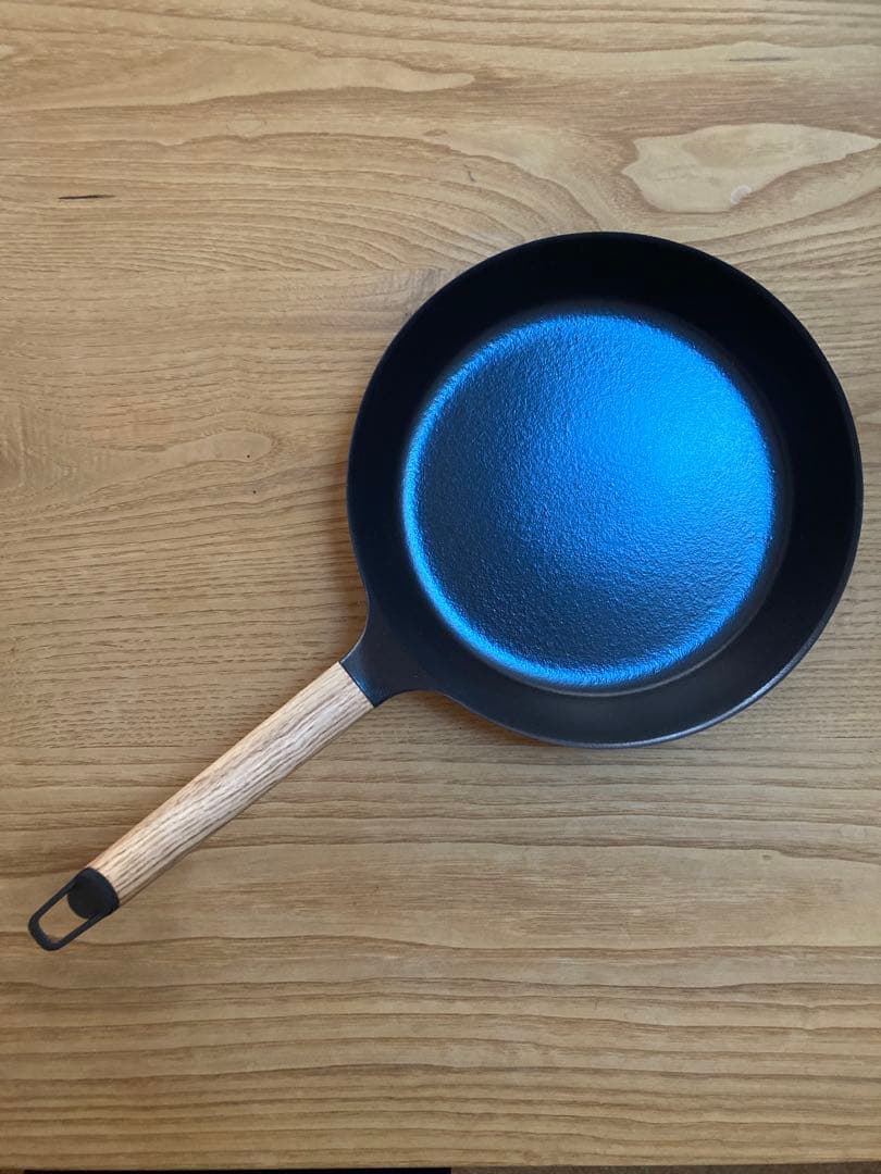 【VERMICURAR】フライパン #26 木製ハンドル/オーク