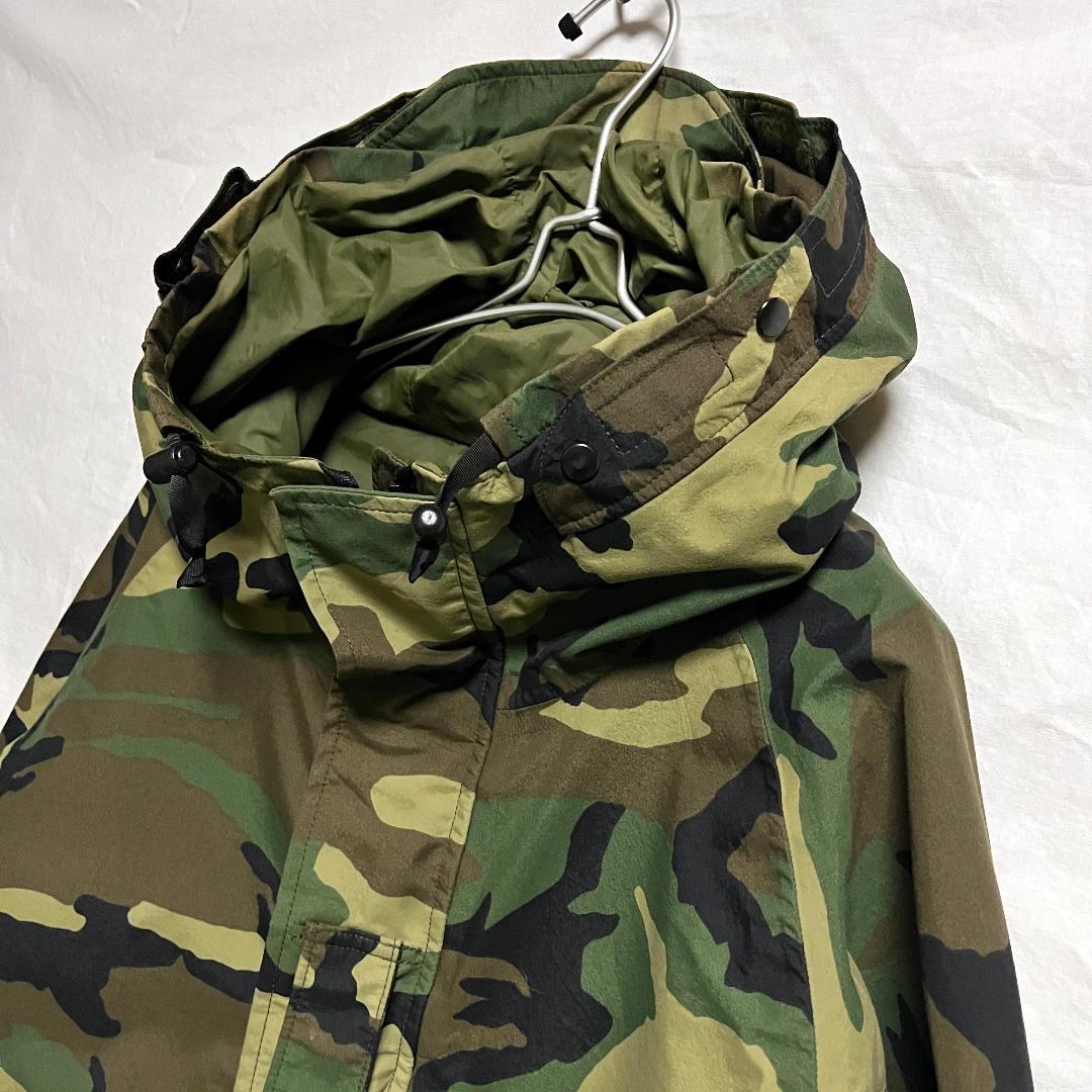 米軍実物 ECWCS Gen1 GORE-TEX ウッドランドカモ L-R