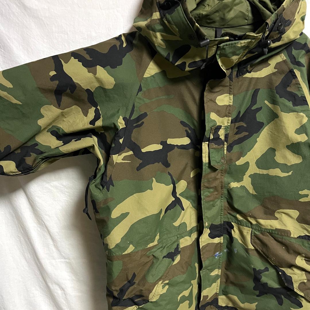 米軍実物 ECWCS Gen1 GORE-TEX ウッドランドカモ L-R