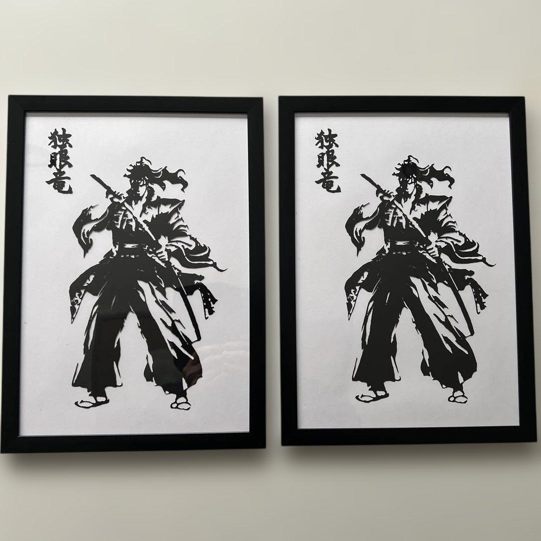 切り絵（フレーム付き)