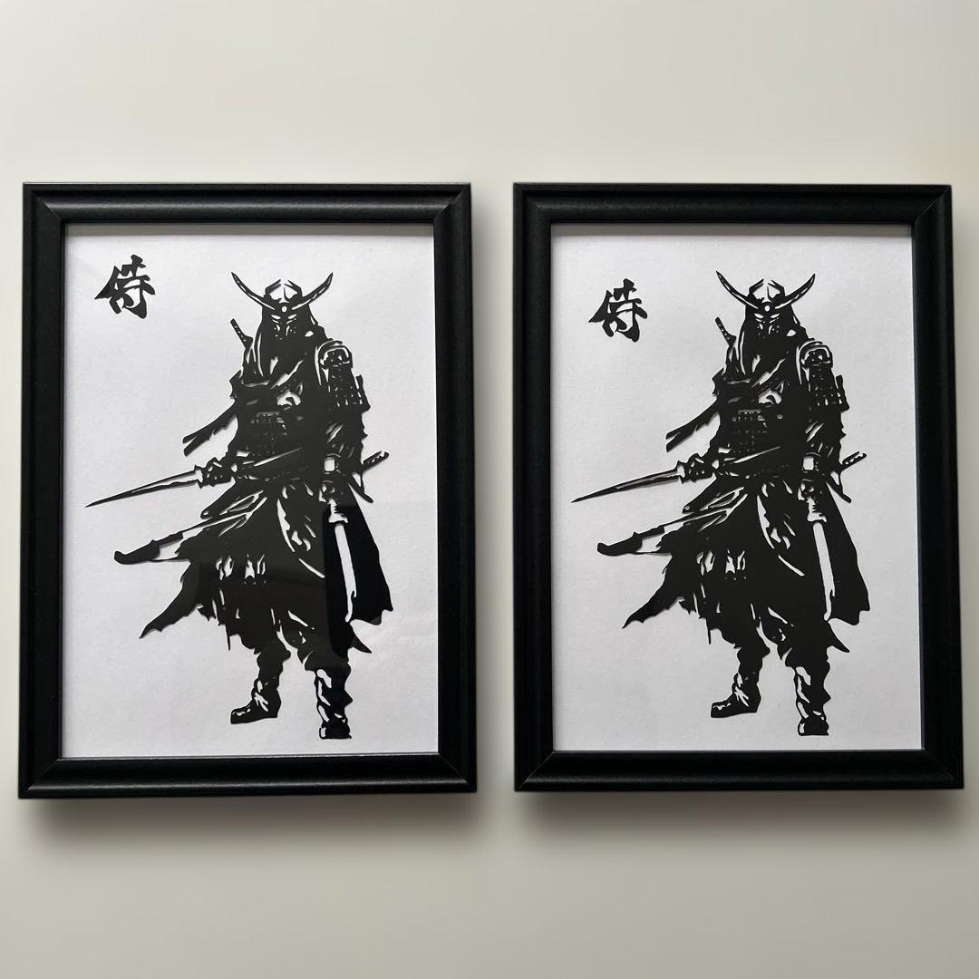 切り絵（フレーム付き)