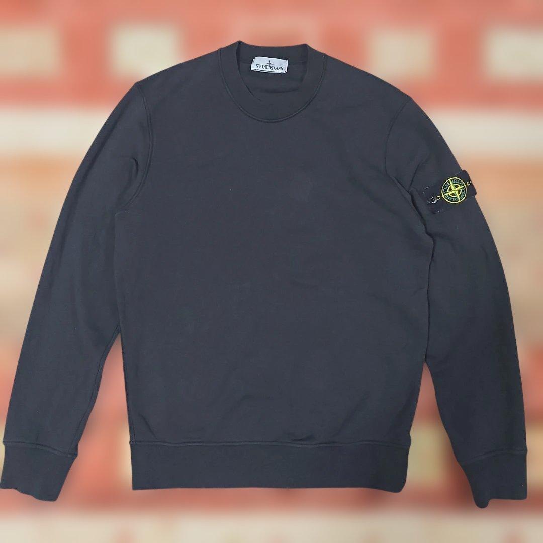 ストーンアイランド stone ブラック トレーナー 黒 L