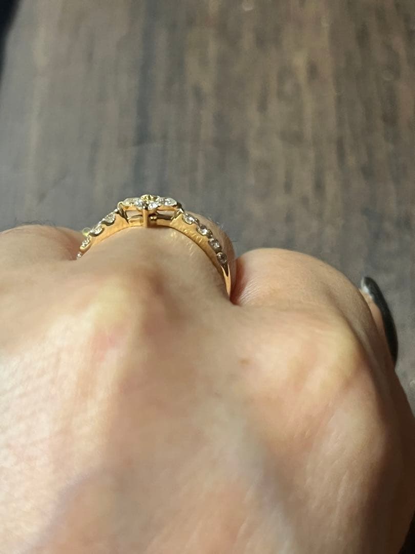 ブライテストスター K18 ダイヤモンド 0.46ct 10号