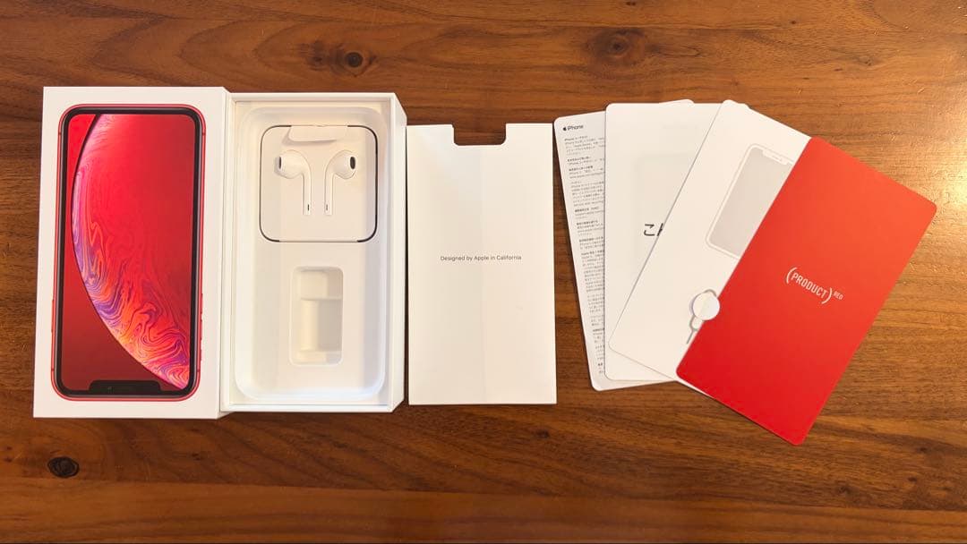 iPhone XR 128GB 背面ガラス割れ 純正付属品あり SIMフリー