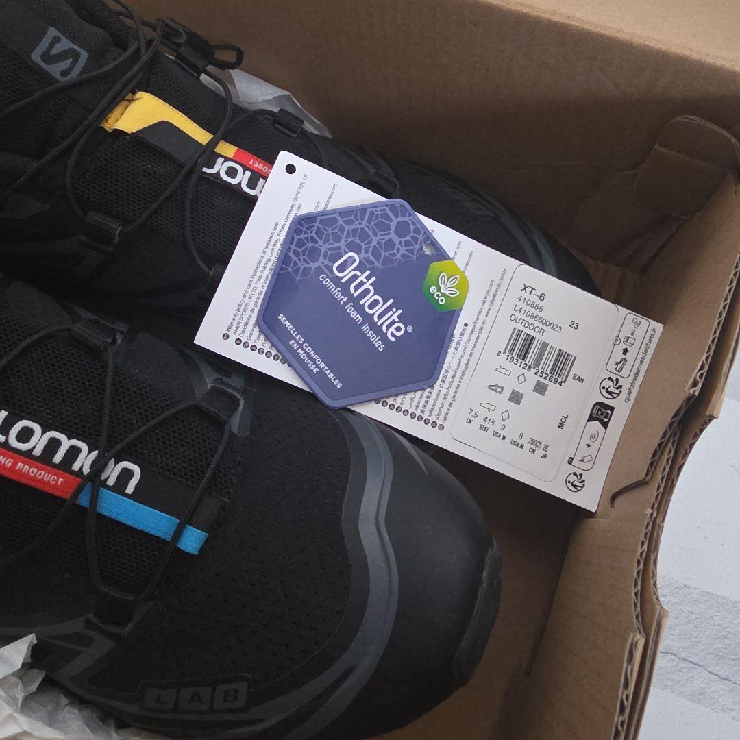 SALOMON S/LAB XT-6 ブラックスニーカー