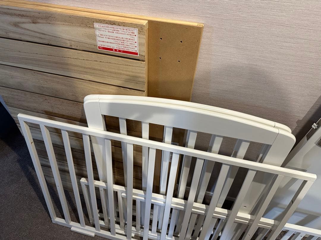 ⭐︎除菌拭き済み美品⭐︎KATOJIベビーベッド　立ちベッド　シンプルコンフォートF