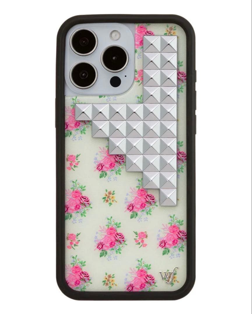 iPhoneアクセサリー wild flower Vintage Floral Stud Case