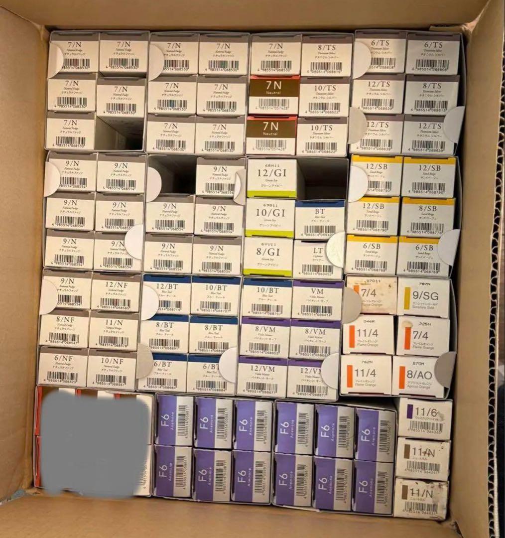 激安　ナンバースリー　カラー剤　84本　ヒュウカラー　カラーコンシャス リクロマ