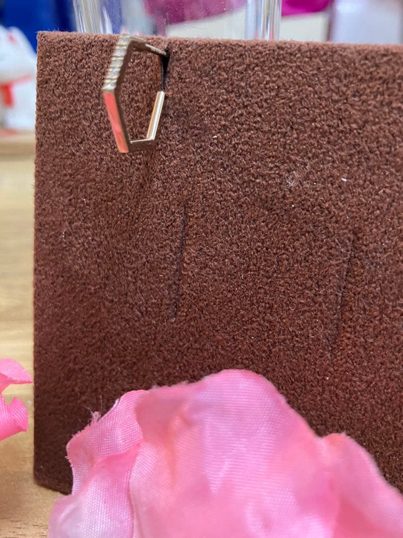 【美品】kashikey ブラウンダイヤモンド　ピアス