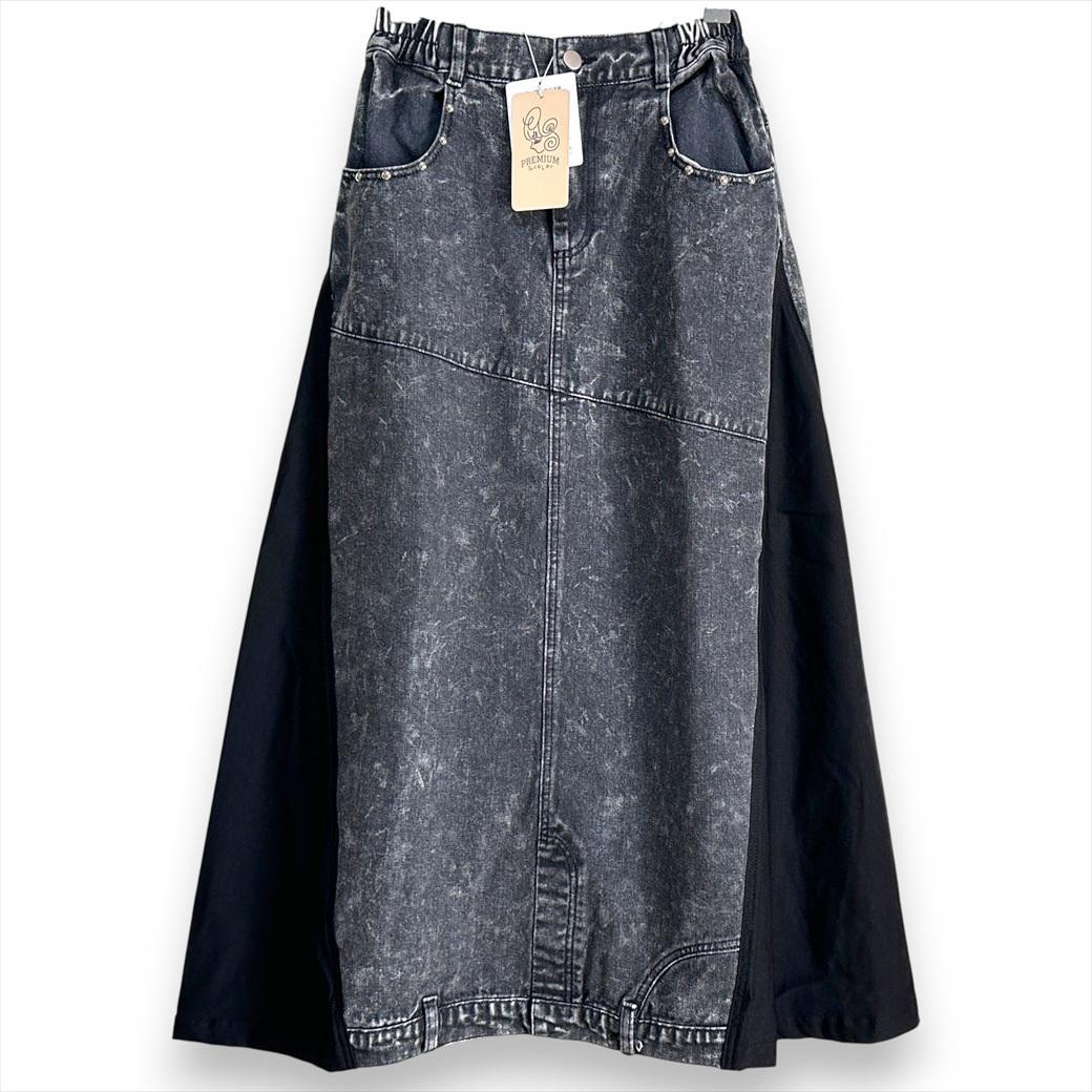 【ScoLar】スカート&バイカラー裏起毛プルオーバー ＆ワンピース３点