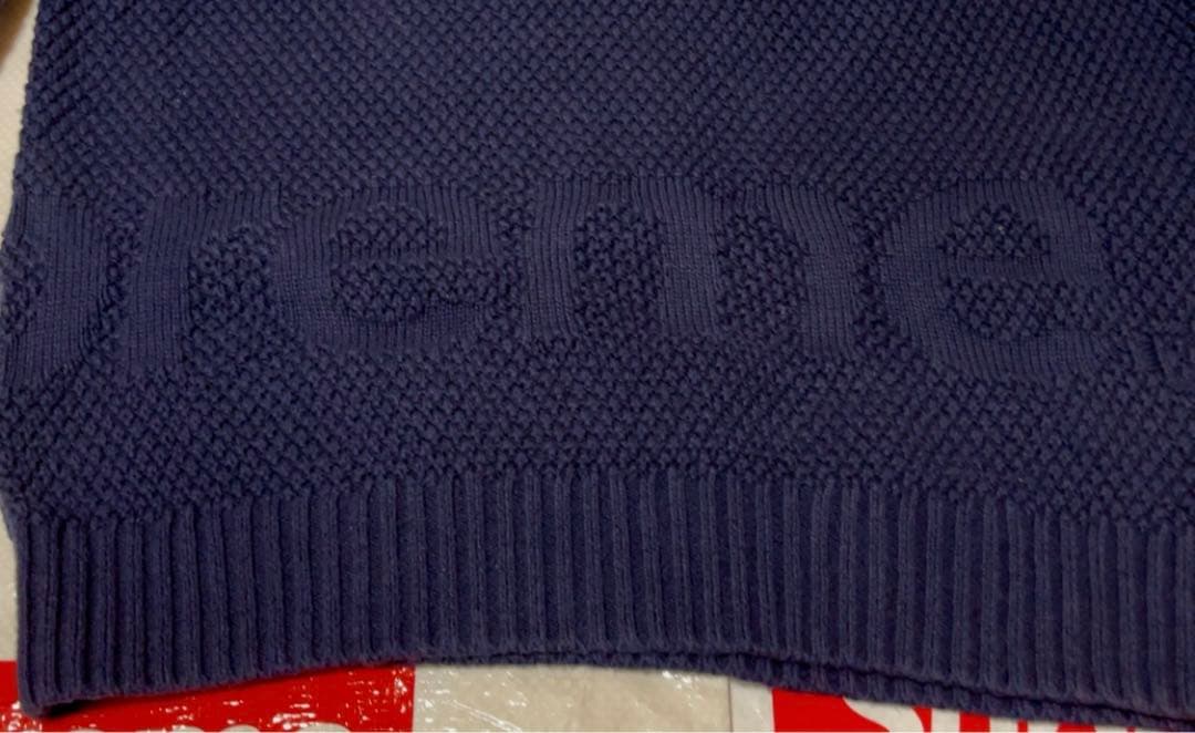 限定Supreme Textured Small Box Sweater