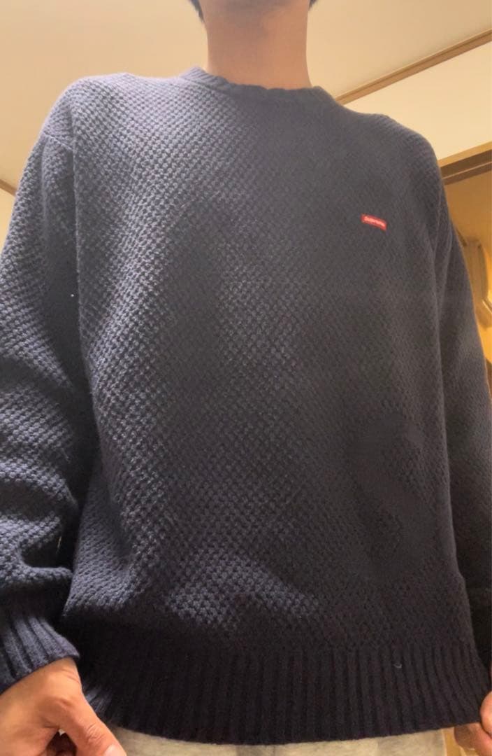 限定Supreme Textured Small Box Sweater