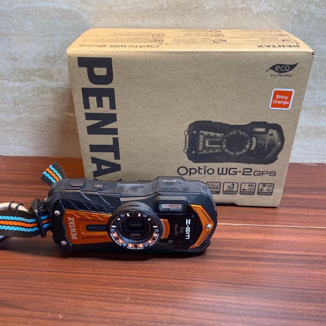 PENTAX 防水 デジカメ Optio WG-2 ほぼ新品 4946