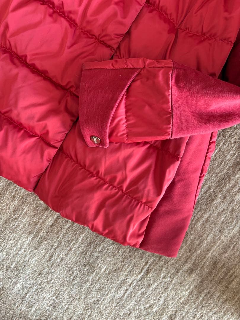 ら*中様 ヘルノ HERNO レッド ダウンジャケット ポーラテック