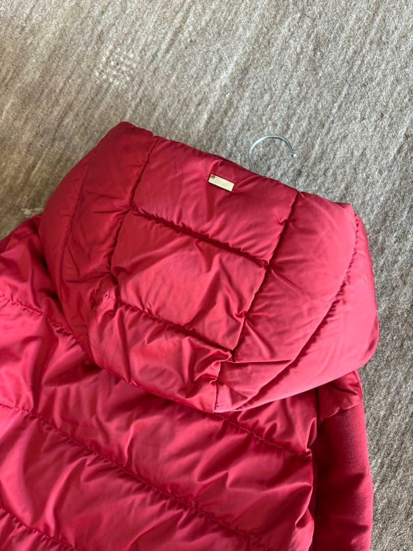 ら*中様 ヘルノ HERNO レッド ダウンジャケット ポーラテック