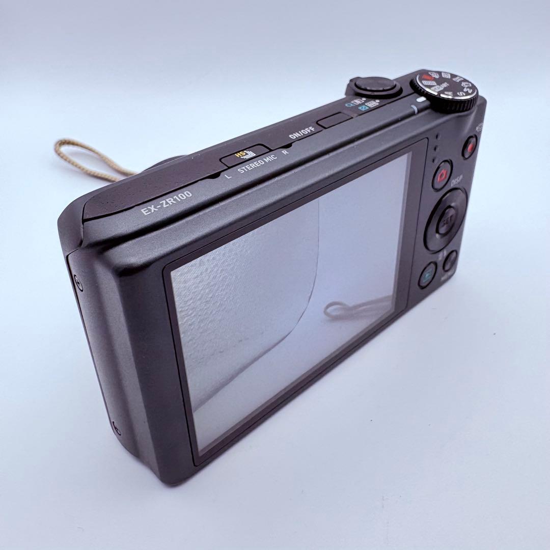 CASIO EXILIM デジタルカメラ EX-ZR100 ブラック