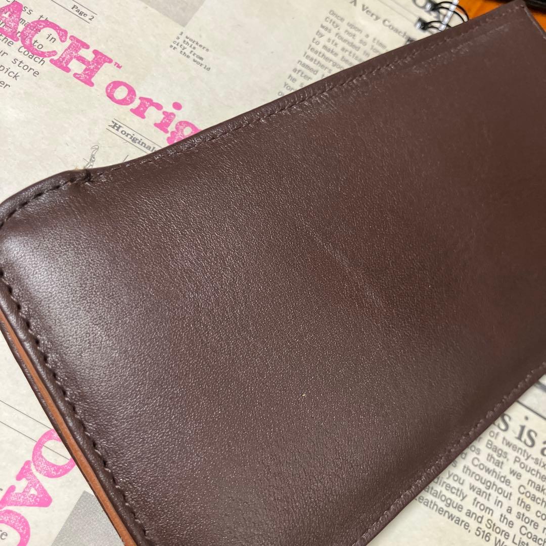 オールドコーチ　ブラウン　ブラックレザー小物入れ　ペンケースセット