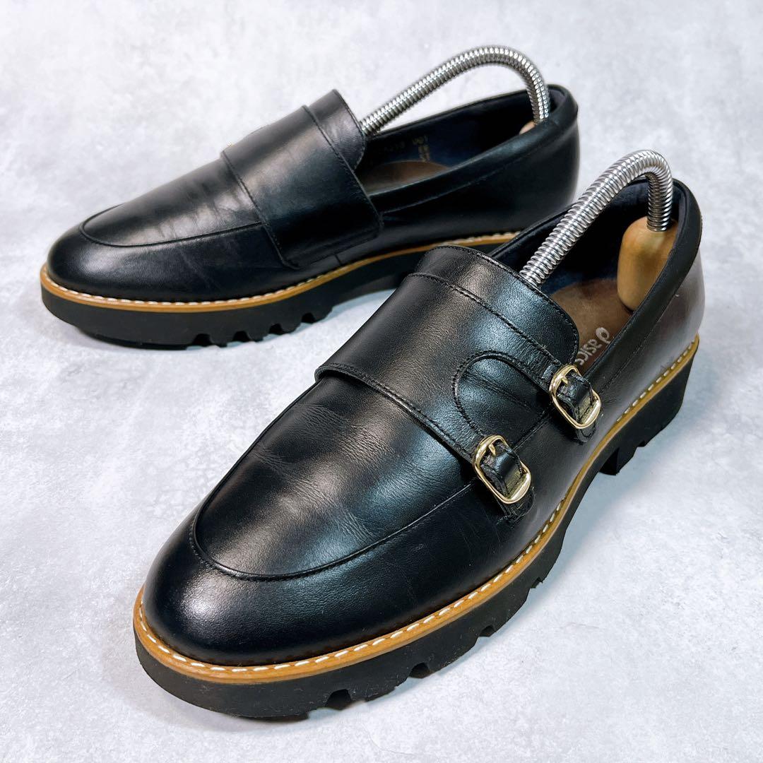 ☆美品☆【アシックスウォーキング】 ローファー (24) ダブルモンク　GEL