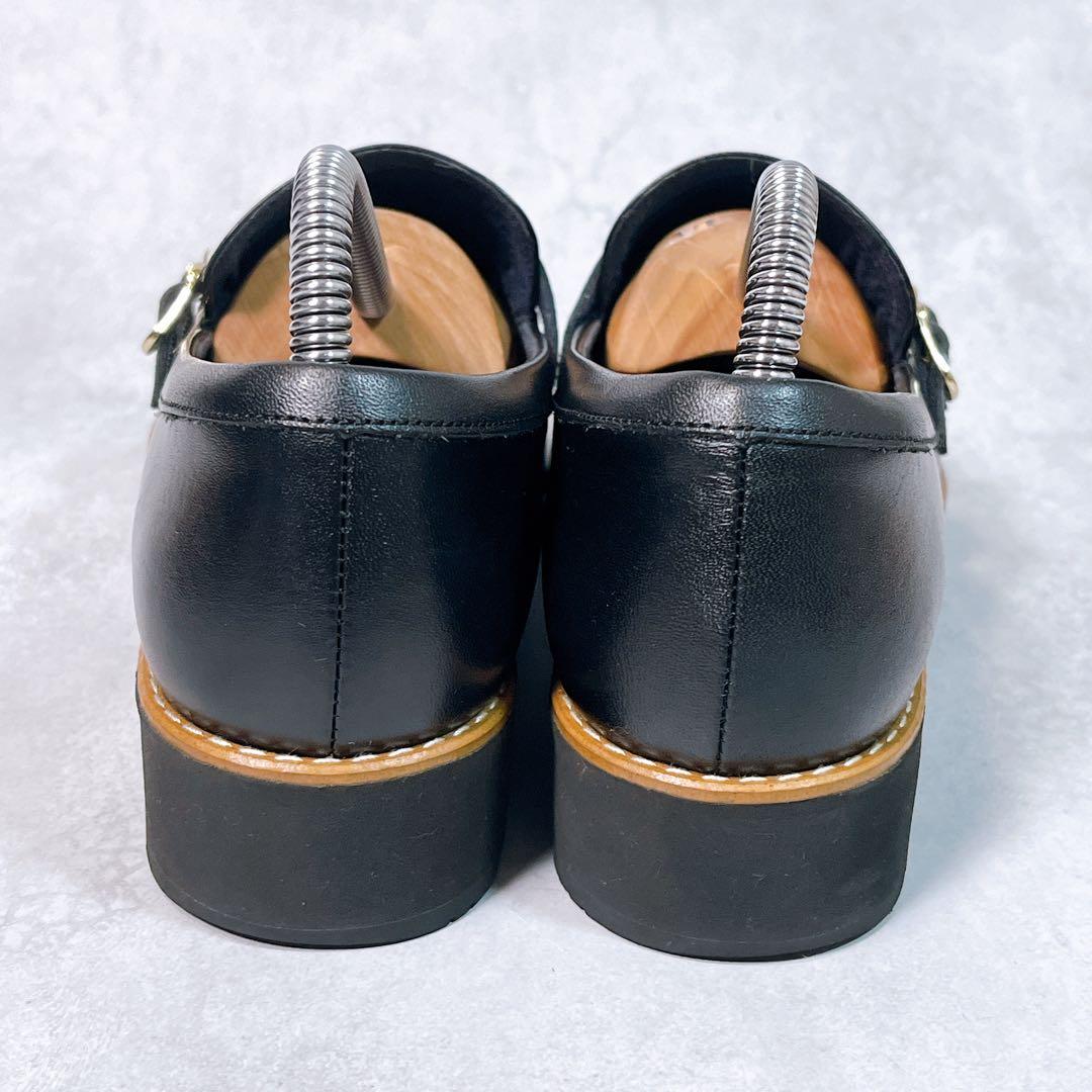 ☆美品☆【アシックスウォーキング】 ローファー (24) ダブルモンク　GEL