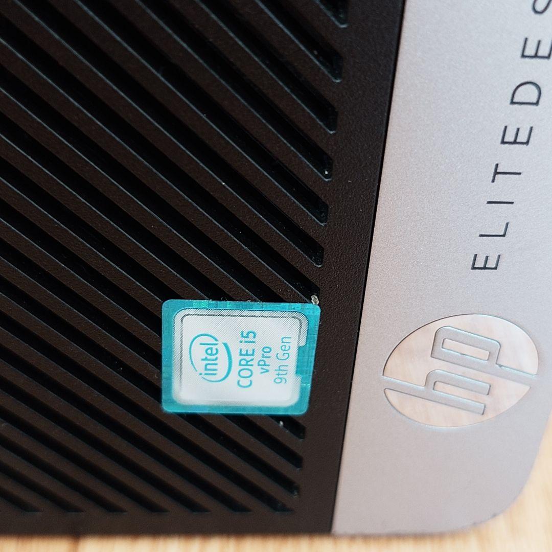 Windowsデスクトップ hp EliteDesk 800 Core i5-9500 16GB 256GB