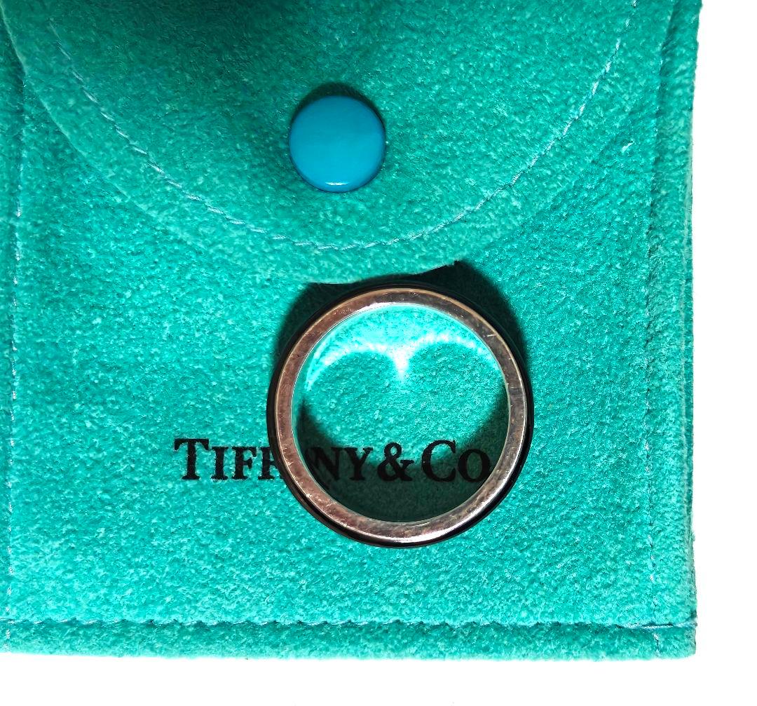 Tiffany & Co. ナローリング 20号 チタン 925