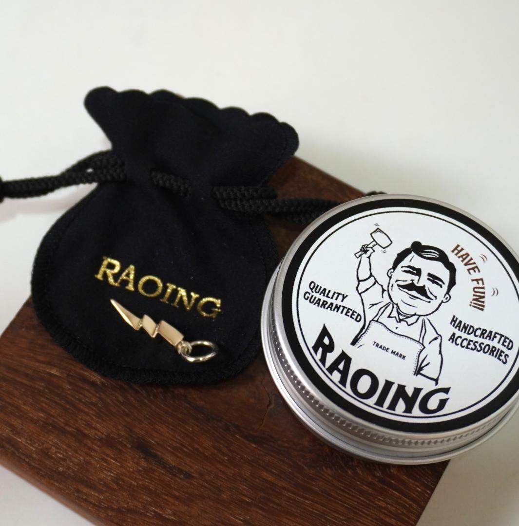 ◇RAOING◇ネックレス　トップのみ　　閃光　Ｋ10　flash