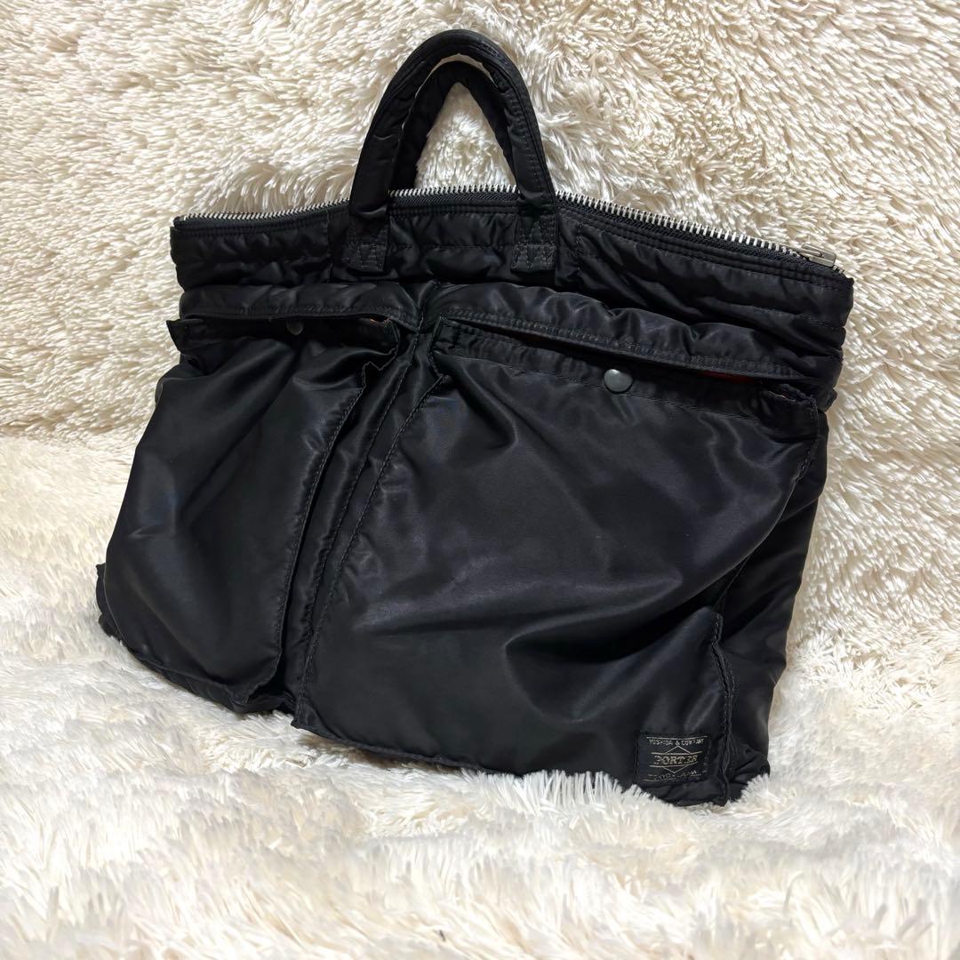 希少✨️ PORTER タンカー 2way A4収納可 ビジネスバッグ ブラック