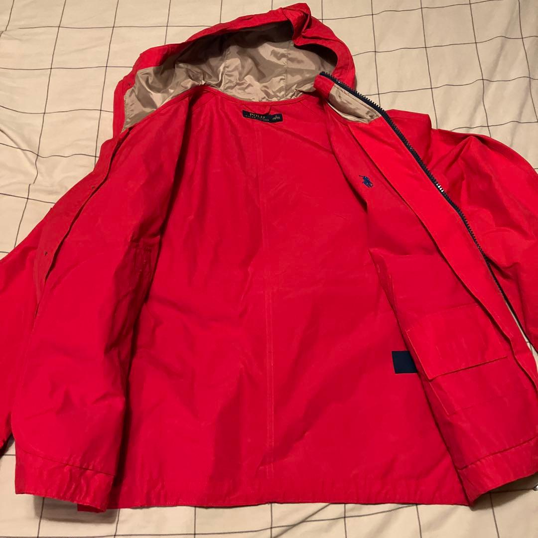 ラルフローレン マウンテンパーカー レッド S