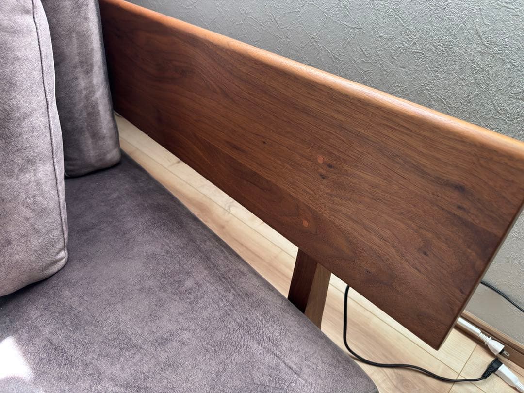 (送料込み)ナガノインテリア LC034-2MD 2人用 ウォールナット