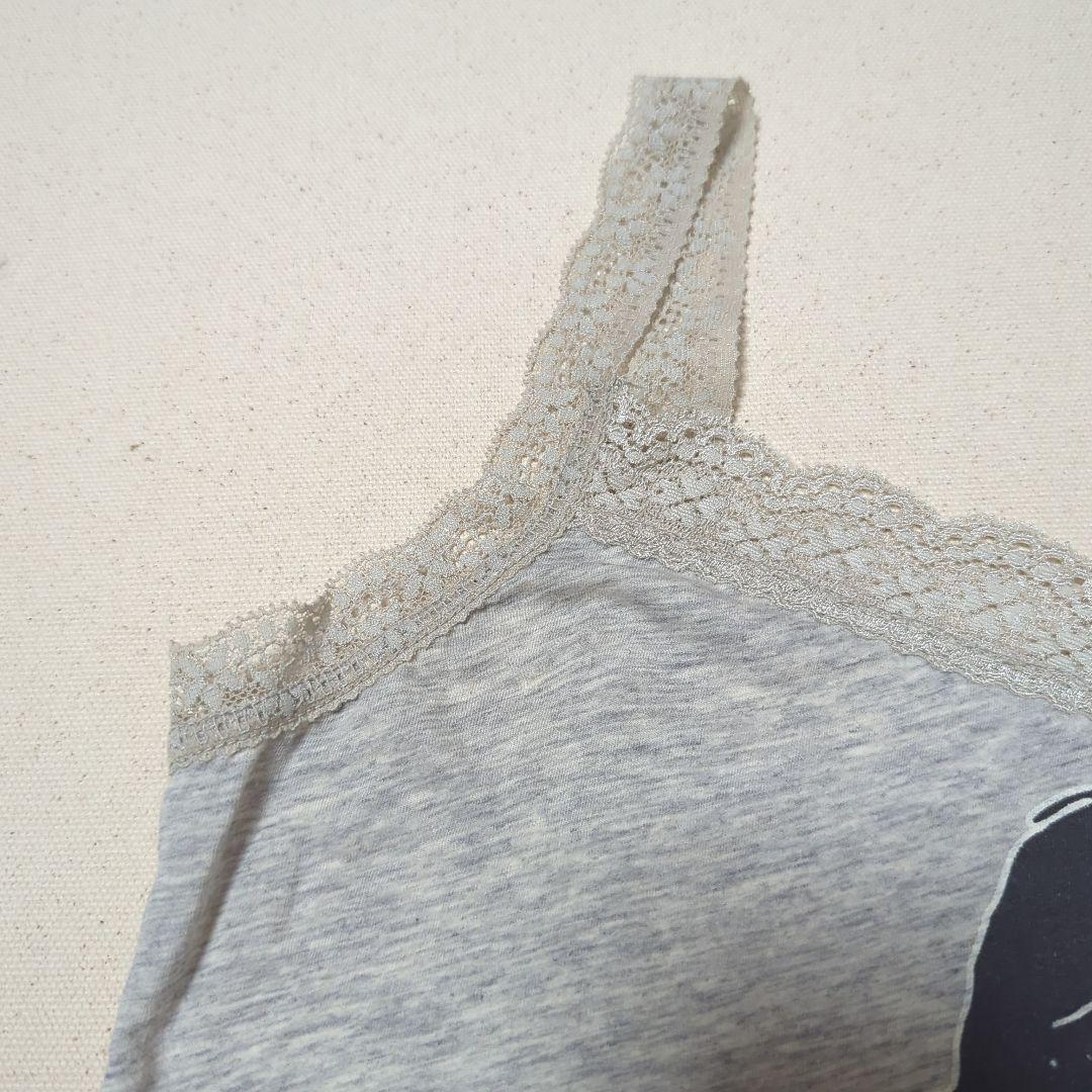 【美品♡】 ヒステリックグラマー　ヒスガールレース紐キャミソール　グレー