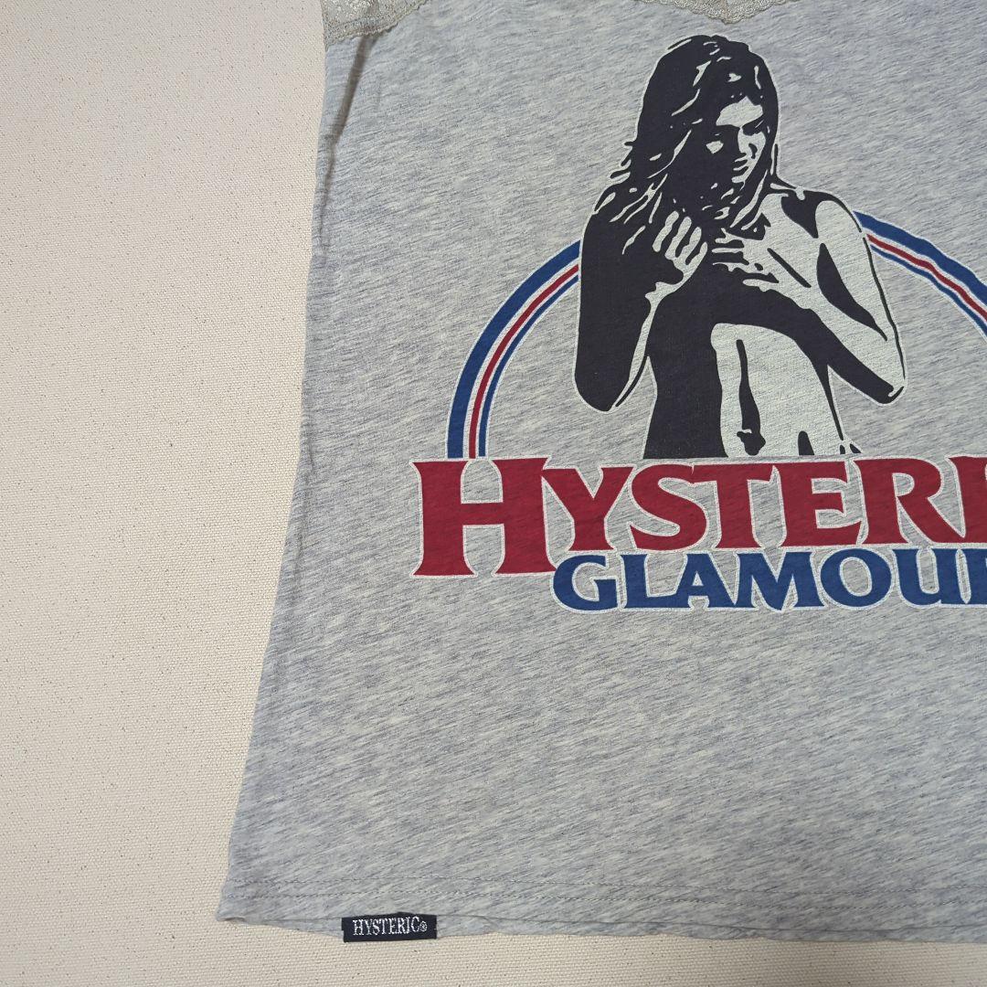 【美品♡】 ヒステリックグラマー　ヒスガールレース紐キャミソール　グレー