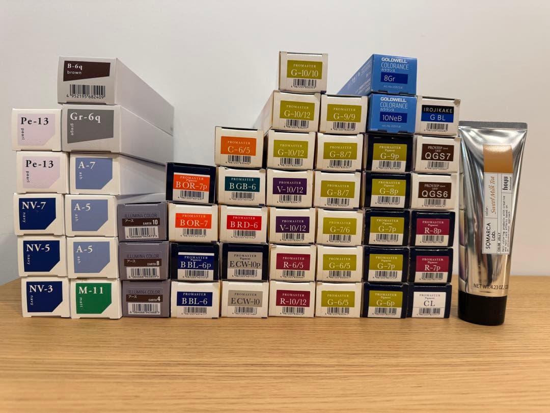 カラー剤まとめ売り！エドルカラーなど