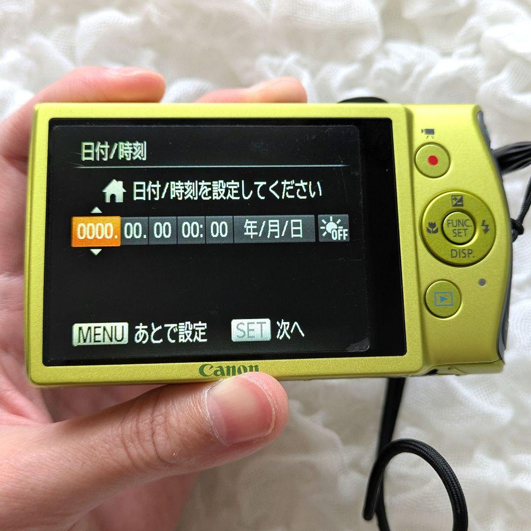 【CANON】キヤノン IXY600F コンパクトデジタルカメラ グリーン