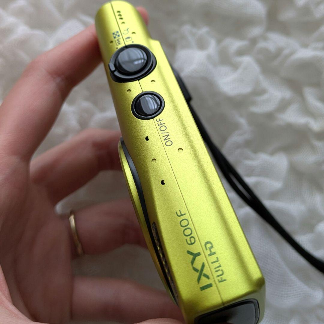 【CANON】キヤノン IXY600F コンパクトデジタルカメラ グリーン
