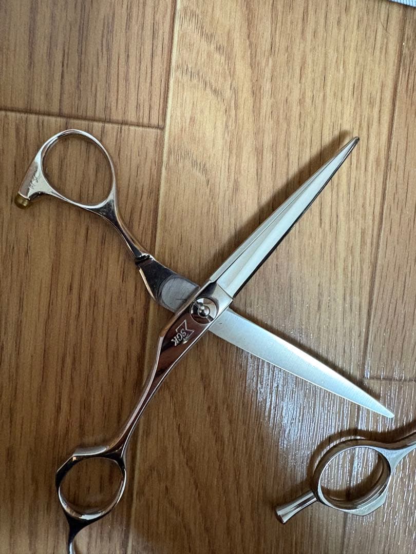 SGK シザー セニング 2点セット 美容師使用 ハサミ 切れ味良好