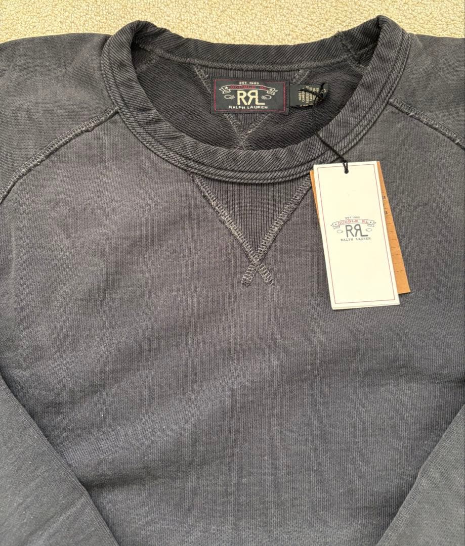 トップス RRL FRENCH TERRY CREWNECK XL