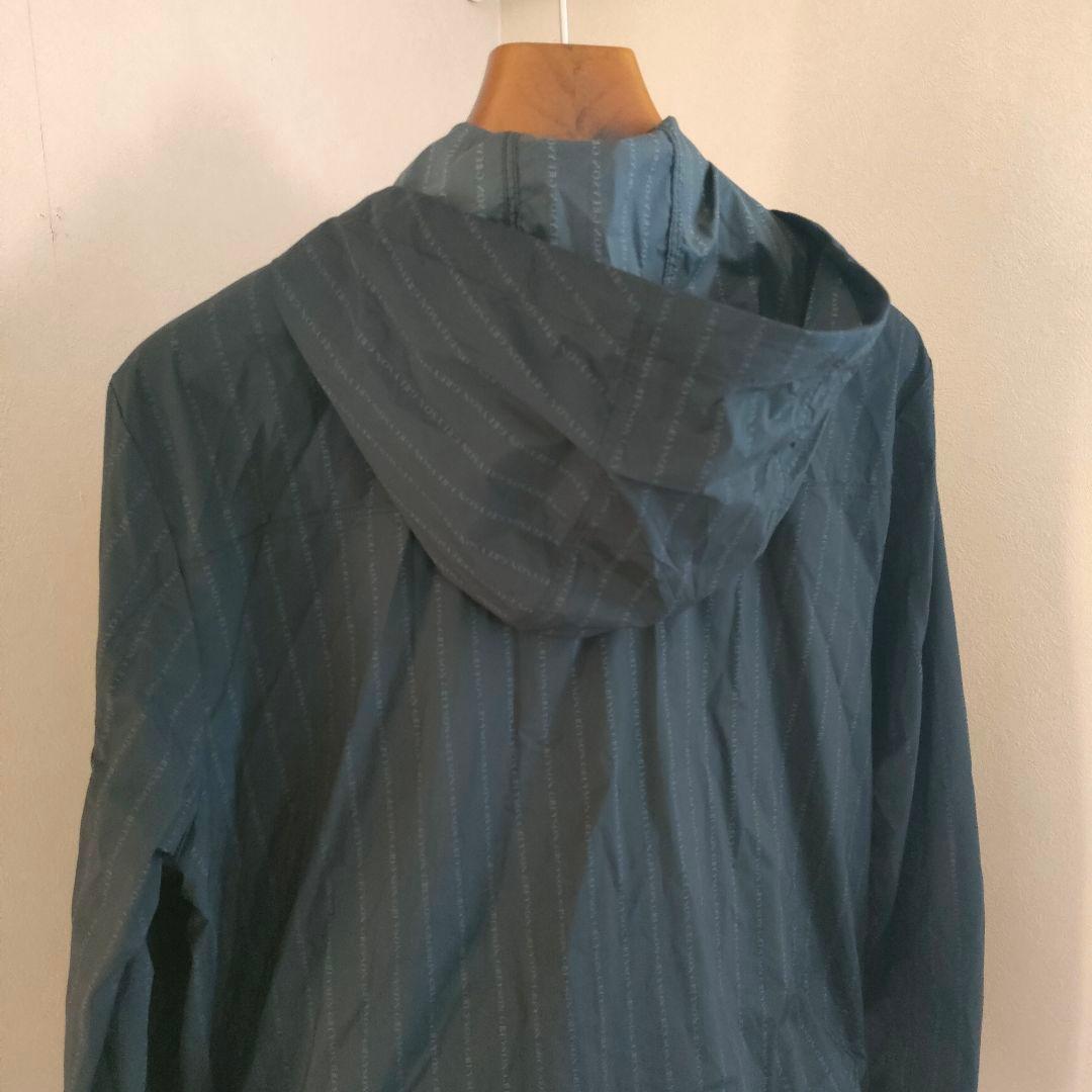 GREYSON フーデッドジャケット M 黒 総柄 ナイロン　短丈