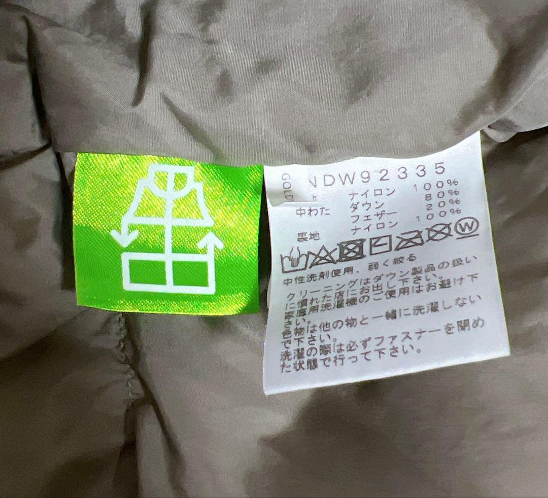 即日発送可能 ノースフェイス ショート ヌプシ ダウン ジャケット グレー M