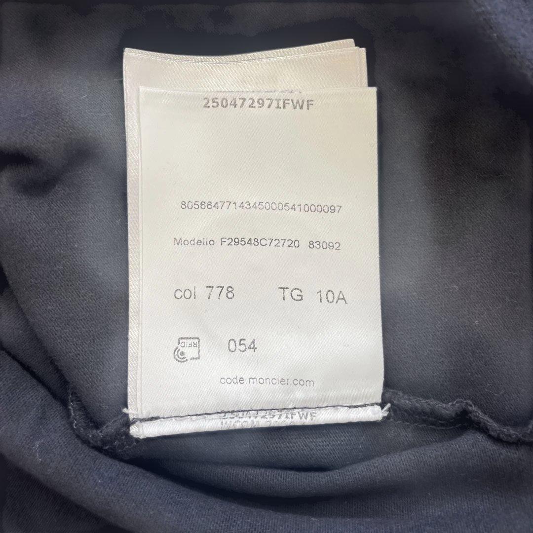 M　　　2枚セットMONCLER ネイビー ロゴ Tシャツ