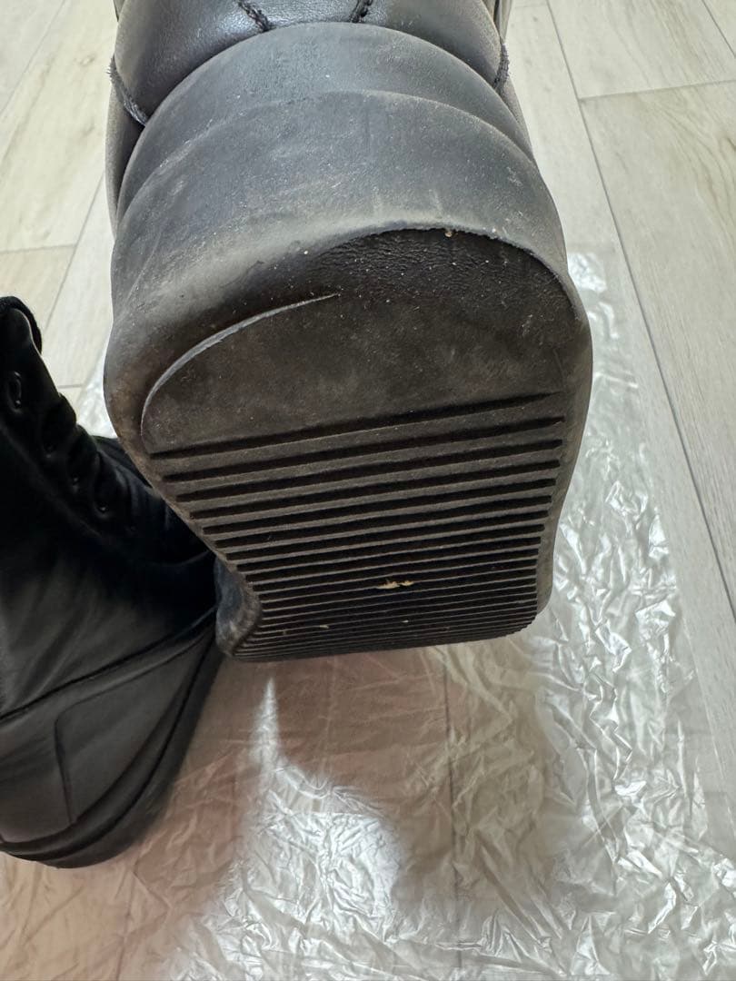 靴 Rick Owens MEGA GEOBASKET BLACK