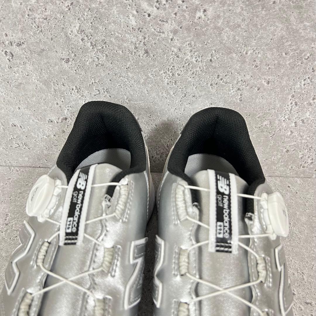 【新品】ニューバランス ゴルフ 996 レディース 24.5 シルバー ボア