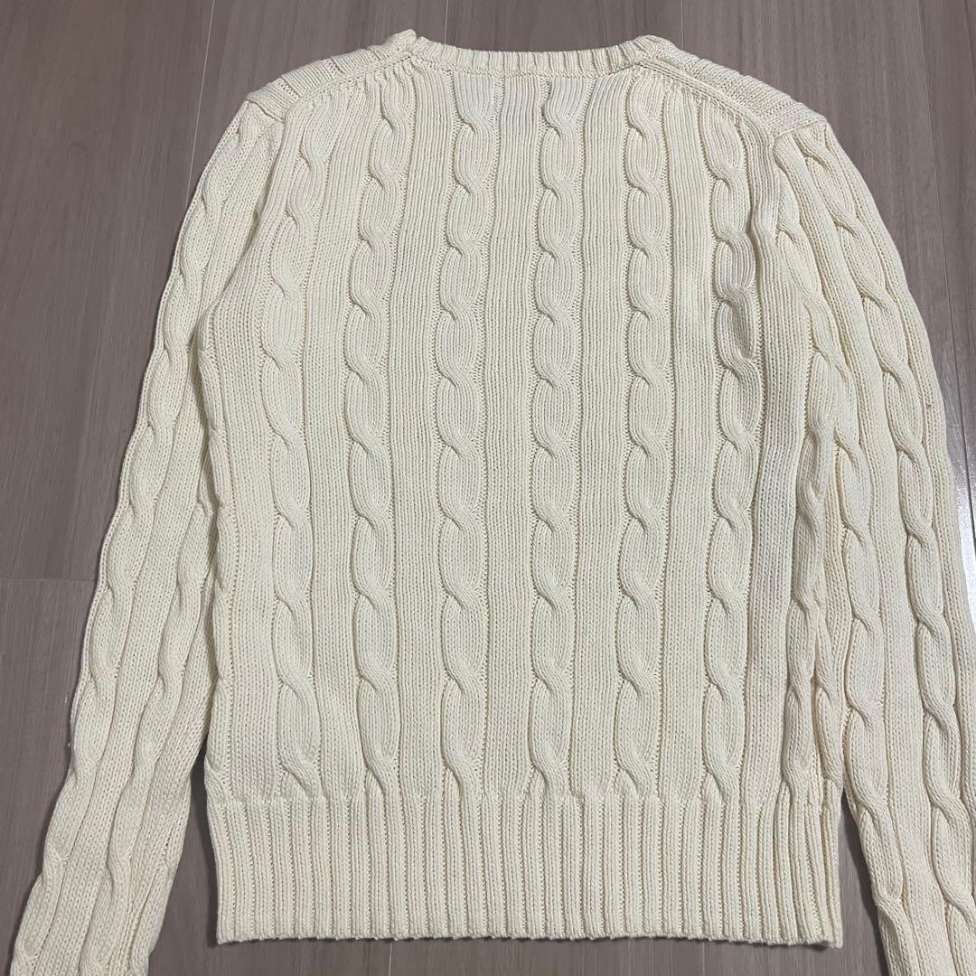 【美品】Polo Ralph Lauren アイボリー ニット XS