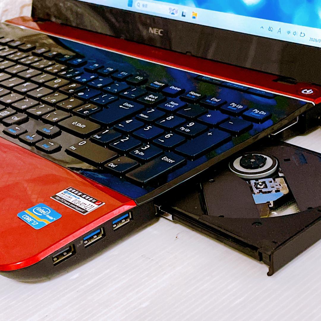 ノートパソコン NEC Windows11 i7 【快速！SSD すぐ使える】