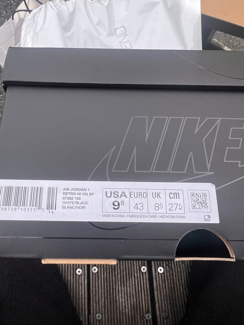 靴 fragment design UNION Nike Air Jordan 1