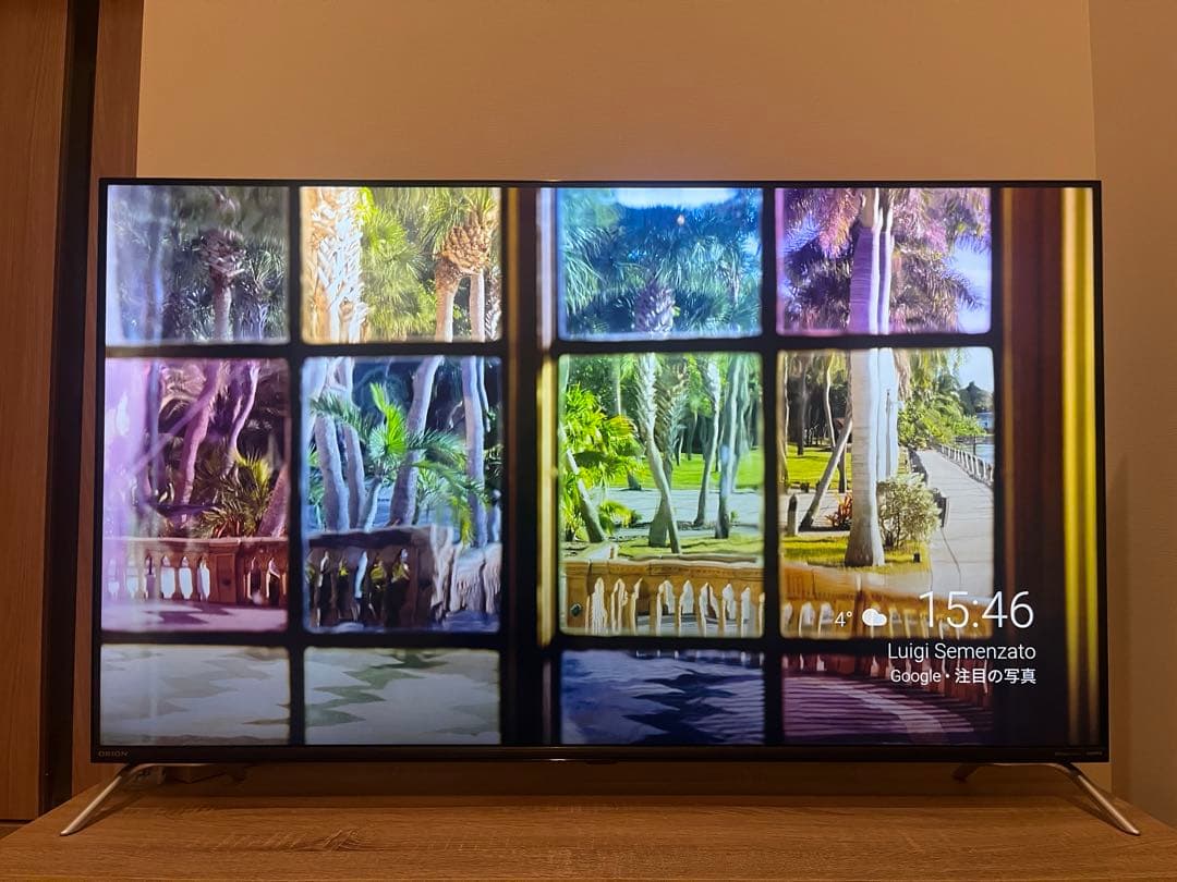 2023年購入　ORION 4K50V型 チューナーレステレビ