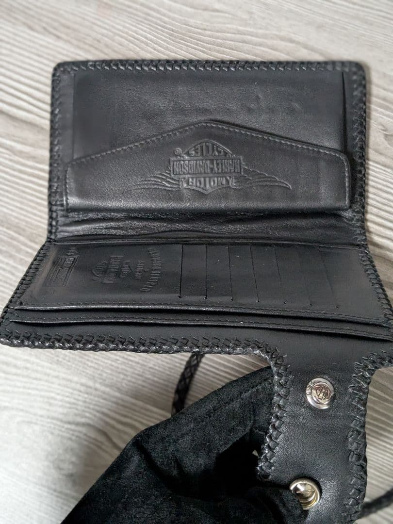 ハーレーダビッドソン本革長財布 ライダースウォレット　バイカーズウォレット