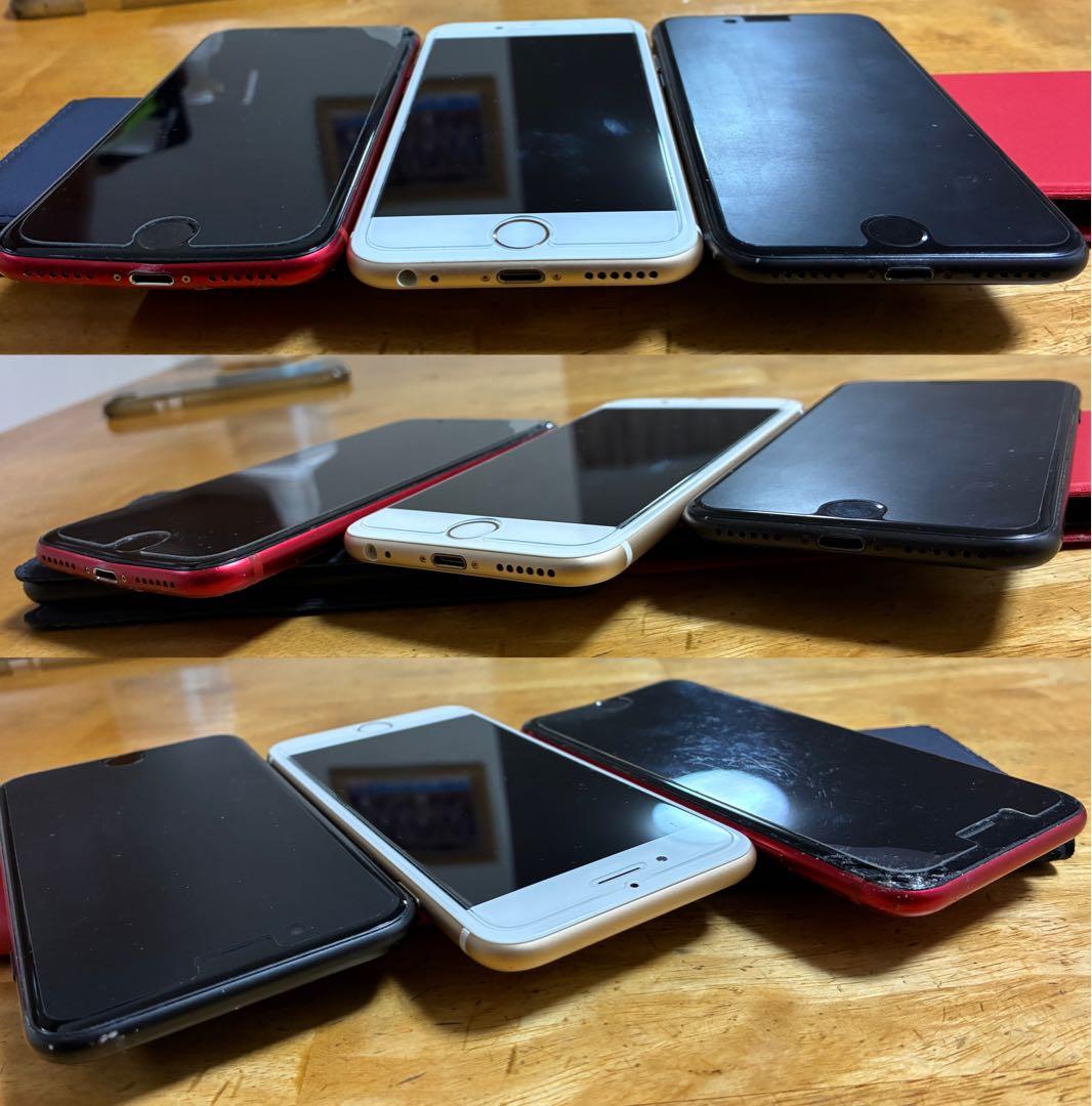 iPhone SE（第二世代） 、6S、7の3台セット