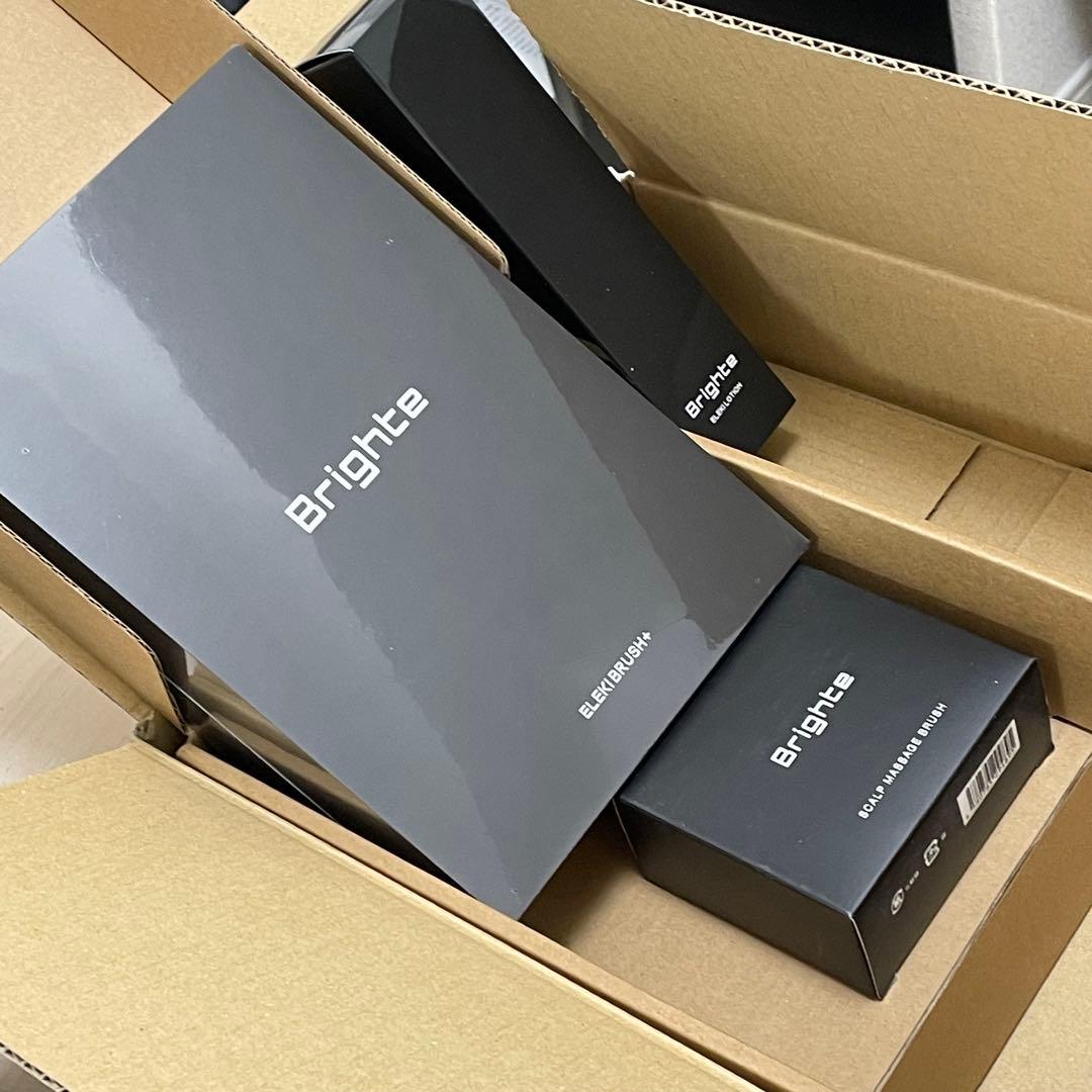 【新品未使用】佐々木希Brighte+ブライトエレキブラシ ローション スカルプ